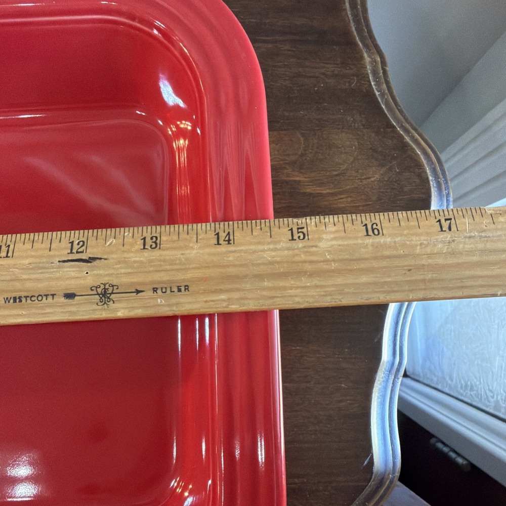 Fiesta Red Rectangular Baker - Picture 7 of 8